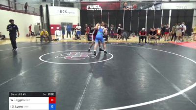 72 kg Consi Of 8 #1 - Wyatt Higgins, Grizzly Wrestling Club vs Garrett Lyons, University Of Central Missouri