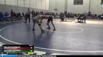 184 lbs Prelim - Fletcher Goodman, Muhlenberg College vs William Fauerbach, University Of Scranton