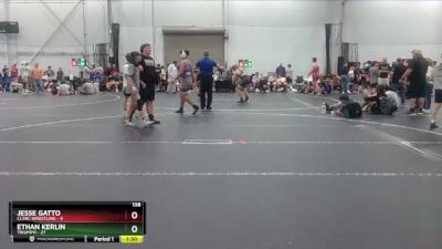 138 lbs Semis (4 Team) - Ethan Kerlin, Triumph vs Jesse Gatto, Clinic Wrestling