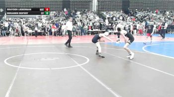 80-I lbs Round Of 16 - Brayden Lieberman, Northampton vs Benjamin Seifert, Olympic