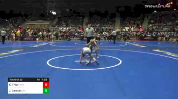 76 lbs Prelims - Kyler Thier, Thorn Trained vs Jace Larman, Division Bell Wrestling