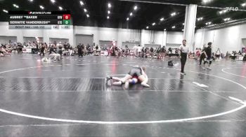 140-152 lbs Round 2 - Serinitie Vanderbush**, Gamehouse Training Center vs Aubrey **Baker, Heritage Youth Wrestling