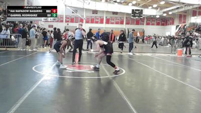 120 lbs Round Of 16 - Kai Napadow Baquero, Winchester vs Gabriel Rodriguez, Haverhill