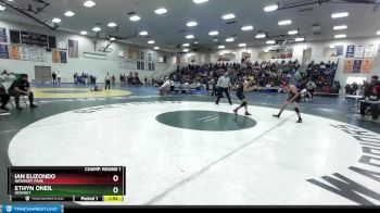 113 lbs Champ. Round 1 - Ethyn Oneil, Downey vs Ian Elizondo, Newbury Park