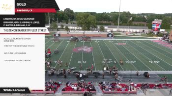 GOLD ""THE DEMON BARBER OF FLEET STREET"" High Cam at 2025 DCI Open Class World Championship