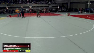 130 lbs Cons. Round 2 - Angel Martinez, PEM (Plainview/Elgin/Millville) vs William Perez-Garcia, Pipestone