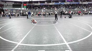 40 lbs Consolation - Slate Archer, Lebanon Yellowjacket Wrestling vs Axl Monteith, Purler
