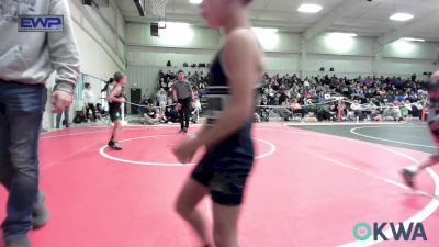 55 lbs Rr Rnd 1 - Hunter Hartfelder, Hulbert vs Tristan Price, Brushy Wrestling Club