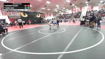 115 lbs Cons. Round 2 - Elizabeth Ibarra, Norco vs Isabel Luna, Desert Hot Springs