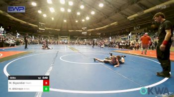 60 lbs Semifinal - Maida Bigsoldier, Pawhuska Elks Takedown vs Harper Atkinson, Wyandotte Youth Wrestling