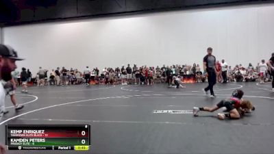 55 lbs Semis (4 Team) - Kemp Enriquez, Takedown Elite Black vs Kamden Peters, Prodigy Elite