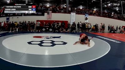 92 kg Champ. Round 1 - Hayden Walters, Cliff Keen Wrestling Club vs Andre Liber, Knights RTC