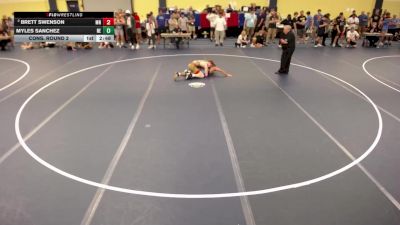 138 lbs Cons. Round 2 - Brett Swenson, MN vs Myles Sanchez, NE