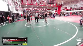 182 lbs Champ. Round 2 - Sonny Kling, Canyon Springs vs Roberto Villanueva, Peninsula