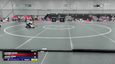 106 lbs Placement Matches (8 Team) - Camden Rugg, Wisconsin vs Ayden Dodd, Ohio Blue