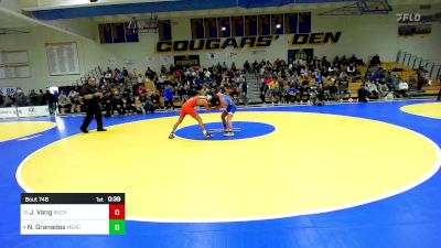 109 lbs Consi Of 8 #2 - Jax Vang, Buchanan vs Nathaniel Granados, Merced