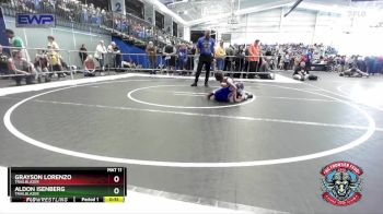 52 lbs Cons. Semi - Aldon Isenberg, Trailblazer vs Grayson Lorenzo, Trailblazer