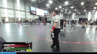 76-77 lbs Round 2 - Landon Paget, NW SPARTANS vs Jasper Lynch, Lewiston WC