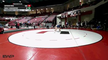 135 lbs Round Of 16 - Adyson Nida, Perry Girls Wrestling Club vs Seely Chronister, El Reno HS Girls