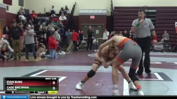 113 lbs Cons. Round 2 - Evan Burg, Solon vs Cade Birchman, Fennimore