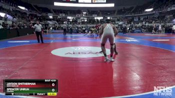 1A-4A 190 Cons. Round 3 - Jaydon Smitherman, New Hope HS vs Spencer Unruh, Corner