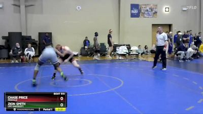 174 lbs Quarterfinal - Zion Smith, Life University vs Chase Price, Pikeville