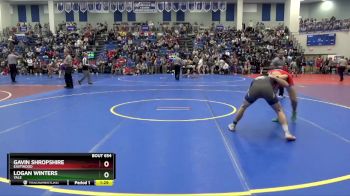 138 lbs Quarterfinal - Logan Winters, Yale vs Gavin Shropshire, Eastwood