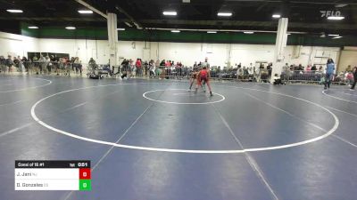 90 lbs Consi Of 16 #1 - Justin Jani, NJ vs Drake Gonzales, CO