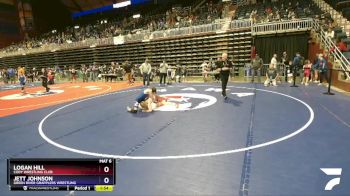 84 lbs Semifinal - Logan Hill, Cody Wrestling Club vs Jett Johnson, Green River Grapplers Wrestling
