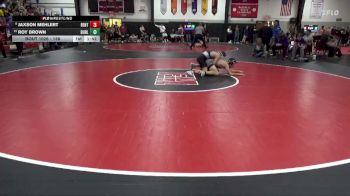 138 lbs 9th Place Match - Roy Brown, Burlington vs Jaxson Mehlert, Benton Community