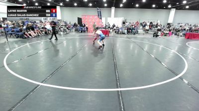 120 lbs Layne Martin, Team Michigan - Blue vs Lukas Salas-Sanchez, Team Oregon