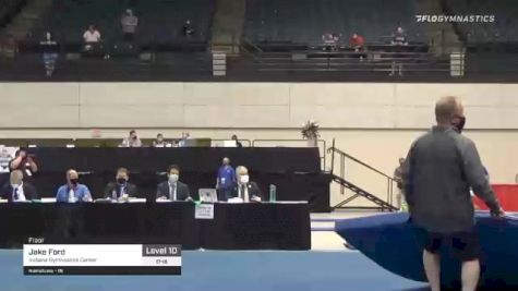 Jake Ford - Floor, Indiana Gymnastics Center - 2021 USA Gymnastics Development Program National Championships