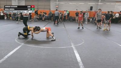 72 lbs Round 3 (4 Team) - Eesa Mirza, Florida Scorpions vs Arman Bassiri, Capital City WC