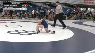 67 lbs 5th Place Match - Charlotte Priester, Bad Karma Wrestling Club vs Ava Barber, Alber Athletics Wrestling Club