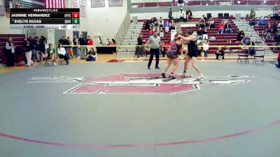 190 lbs Cons. Semi - Jasmine Hernandez, East Valley (Yakima) (Girls) vs Evelyn Silvas, Quincy (Girls)