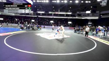 Girls 115 lbs Quarterfinal - Alana Dickson, Eastmont (Girls) vs Melanie Martinez, Zillah (Girls)