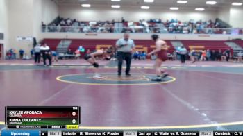 132 lbs Semifinal - Kiana Dullanty, Fruitland vs Kaylee Apodaca, Columbia