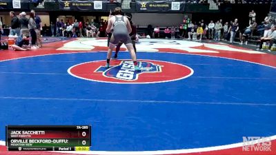 7A-285 lbs Cons. Round 2 - Jack Sacchetti, West Forsyth vs Orville Beckford-Duffus, Mountain View