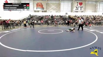 54 lbs Champ. Round 2 - Wyatt Mahaney, Alexander Tri-Town Wrestling vs Finnegan Gammon, Alliance Saratoga Wrestling Club