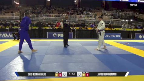 Jacob H Bornemann vs Caio Rocha Araujo 2025 Pan Jiu Jitsu IBJJF Championship