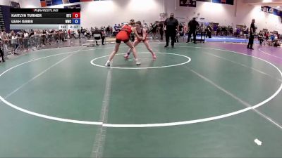 95/100 Round 2 - Kaitlyn Turner, Hornet Training Center vs Leah Gibbs, Williamsburg Wrestling Club