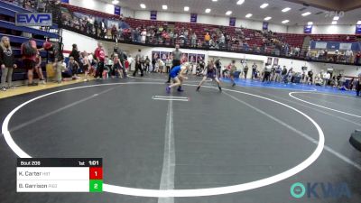 67-70 lbs Rr Rnd 1 - Kataleena Carter, HBT Grapplers vs Blakeleigh Garrison, Piedmont