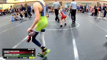 88 lbs Cons. Round 1 - Wyatt Moltumyr, Rampage vs Gennaro Calvani, Cavalier Wrestling Club