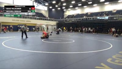 184 lbs Quarterfinal - Isaac Villalobos, Bakersfield College vs Mitchell Semaan, Mt. San Antonio College