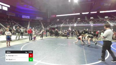 95 lbs Rr Rnd 1 - Canon Horner, Natrona Colts vs Wyatt Byrd, Wyoming Underground