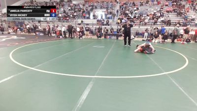 65 kg Cons. Sub-semis - Amelia Fawcett, Pioneer Grappling Academy vs Ryen Hickey, Mile High Wrestling Club