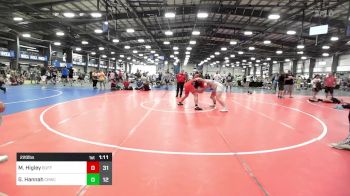 220 lbs Rr Rnd 3 - Mason Higley, Buffalo Valley Wrestling Club - Black vs Gavin Hannah, Camp Reynolds Wrestling Club