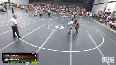 4A 220 lbs Cons. Round 1 - Zion Johnson, Westwood vs Nathan Brown, York