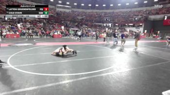 105 lbs Champ. Round 2 - Layton Gruenenfelder, Pec-Argyle Youth Wrestling vs Cole Stave, Victory School Of Wrestling