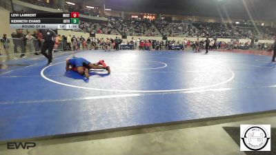120 lbs Round Of 64 - Levi Lambert, Mustang Middle School vs Kenneth Evans, Guthrie